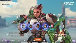 VIOLET RANK #1 BRIGITTE OVERWATCH 2 SEASON 4 GAMEPLAY