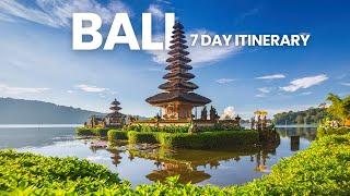 Ultimate 7-Day Bali Itinerary | Flights, Budget, Best Places & Must-Do Activities!