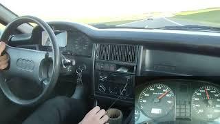 1994 Audi 80 B4 2.0 TOP SPEED DRIVE ON AUTOBAHN