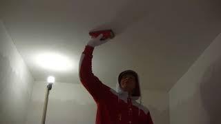 Как затирать потолок после шпаклевки перед покраской
