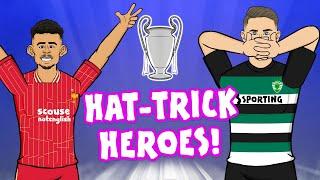 GYÖKERES & DIAZ - UCL Hat-Trick Heroes Sporting 4-1 Man City Champions League Highlights