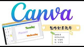 【Canva動畫教學】設定動畫順序、點擊出現、動畫時間軸、按一下消失、動畫路徑，製作動畫超簡單～