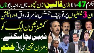 PMLN caught badly|| Justice Aamir Farooq & Sikander Sultan Raja ||NA Seats of Islamabad || Details
