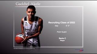 Men's Basketball | Guard | Gaddiel Akele, Italy | Recruit 2022