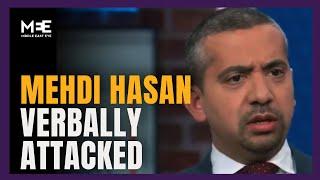 Journalist Mehdi Hasan verbally attacked by rightwing panellist on CNN