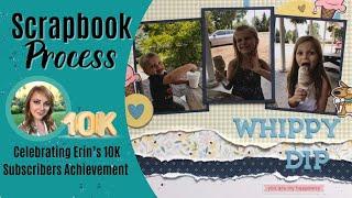 10K Subscribers Celebration for Crafty Concepts with Erin | Scrapbook Idea for Paper Tearing