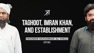 Taghoot, Imran Khan & Digital 'Dehshatgardi' | @EngineerMuhammadAliMirzaClips | Talha Ahad Podcast