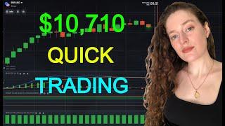 $10,710 quick trading profit | Amazing Iq option strategy