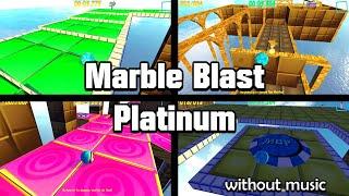 Marble Blast Platinum | All Beginner Levels (No Music)