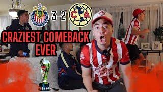 Craziest ComeBack Ever (Reaction Video)(Chivas vs America)(Classico)