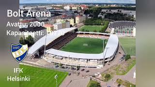 Ykkönen 2023 Stadionit