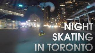 INLINE SKATING IN TORONTO AT NIGHT WITH BILL STOPPARD