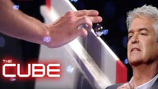 Can This Contestant Balance Ball To Win £50K?- The Cube