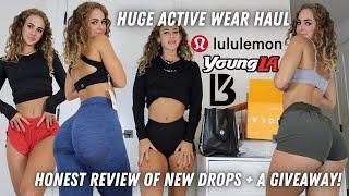 ACTIVE WEAR TRY-ON HAUL | YoungLA & YoungLA for Her drop, BuffBunny Cake Collection, and Lululemon