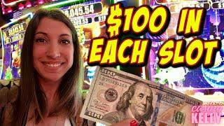 $100 into Three BRAND NEW Slot Machines at Yaamava' Casino 