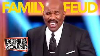 FUNNY Family Feud Steve Harvey Questions & Answers