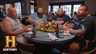 THE STRONGEST MEN IN HISTORY'S 10,000 CALORIE DIET | History