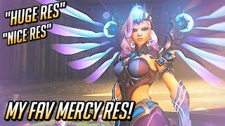 "Huge Res!" My Fav Mercy Res Spot!  Top 500 Mercy - Overwatch 2