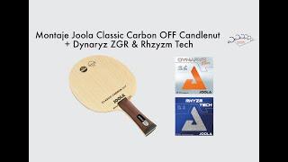 Montaje Joola Classic Carbon OFF Candlenut + Dynaryz ZGR & Rhyzm Tech