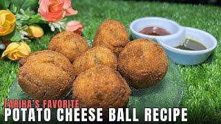 Fariha's Favorite Potato Cheese Ball Recipe | Chef Yusra Mini World 