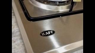 KAFF - KSN BR 460 4 Burner Hob, Stainless Steel, Silver &  Kaff ACE BF 60, Baffle Filter, Black 60