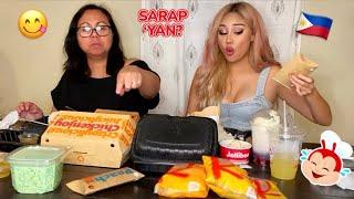 Filipino Food Mukbang Vlog with my Mom