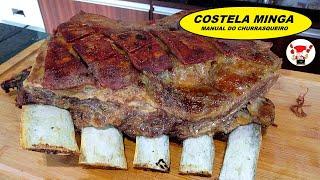 Como Assar Costela Minga na Churrasqueira - Churrasco