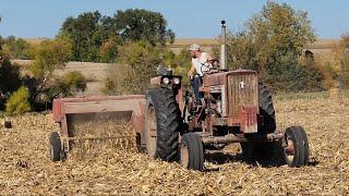 Mowing, Raking, & Baling Square Corn Stalk Bales