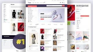 Ecommerce Website HTML CSS Javascript - Complete Responsive Multipage