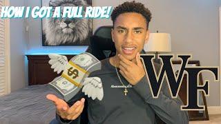 HOW I WON A FULL RIDE SCHOLARSHIP FOR COLLEGE!! | SCHOLARSHIP TIPS