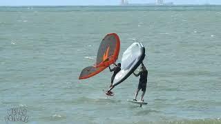 Tannum Sands Qld Smithy puts on a show Wingfoiling