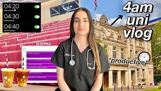 Waking up at 4AM for Medical School | First Day of Final Year Uni Vlog