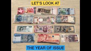 THE YEAR OF ISSUE