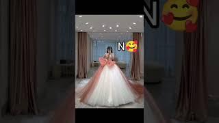 Choose your name 1st letter and see your amazing gown  for women#womensfashion#dress#video2024#yt