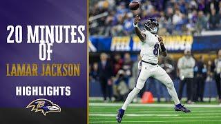 20 Minutes of Lamar Jackson's Top Career Regular Season Rushes | Baltimore Ravens