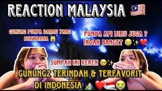 REACTION MALAYSIA | 10 GUNUNG TERINDAH & TERFAVORIT DI INDONESIA ️