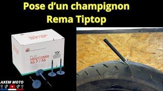 Réparation d'une crevaison sur pneu de moto ( Rema Tiptop A6 )