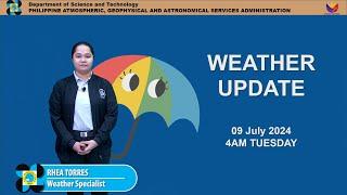 Public Weather Forecast issued at 4AM | July 09, 2024 - Tuesday