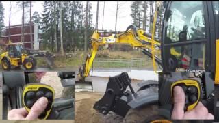 engcon EC209 tiltrotator & JCB Hydradig excavator