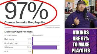 The Vikings Are 97% to Make the Playoffs. What's the Path to Winning the North?