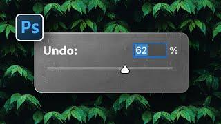 Don't Just Undo: Use the Hidden "Undo Sliders" in Photoshop!