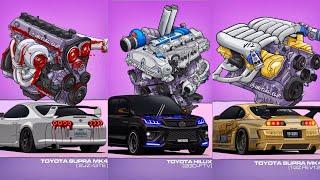 Killer Supra 2JZ-GTE Monster & Insane Engine Swaps – Animation Madness 2025