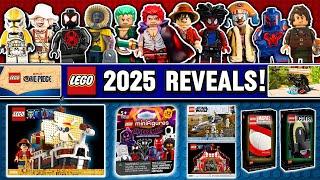 LEGO 2025 REVEALS! Spider-Verse Cmf, One Piece, Marvel, Icons & MORE!