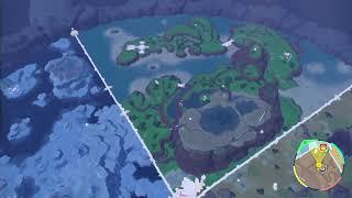 Falling from the top of the Terra Dome in Pokemon Scarlet and Violet