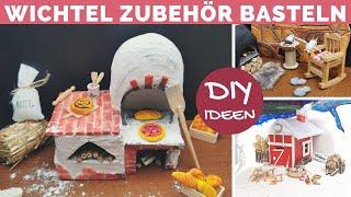 Wichtel Zubehör selber basteln | Wichteltür & Weihnachtswichtel DIY Ideen - Bastelideen für Kinder