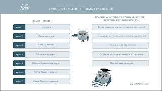 Системы линейных уравнений: инструкция по применению. Введение.