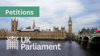 E-petition debate relating to a visa scheme for Palestinians  - Monday 13 May
