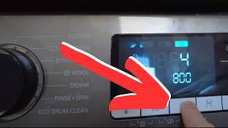 Samsung: How to Spin Only - Ecobubble Washing Machine It's Easy!! #washer