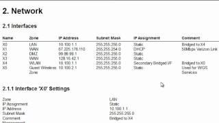 AutoDoc - SonicWALL Configuration Documentation