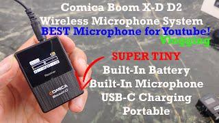 Comica Boom X-D D2 Wireless Microphone Syetem: Perfect for Youtube!